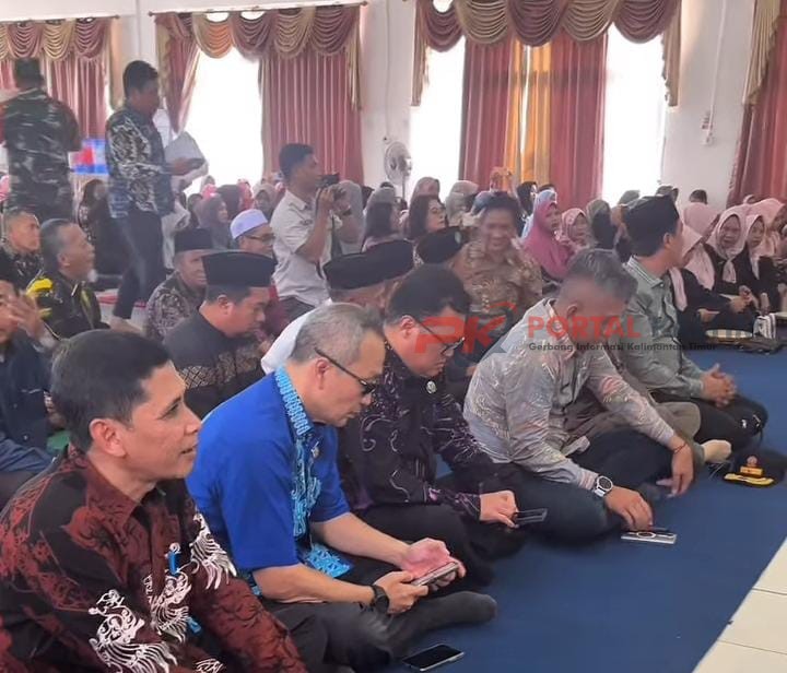 Suasana halal bihalal Bupati Kutai Timur bersama warga Sangatta Utara