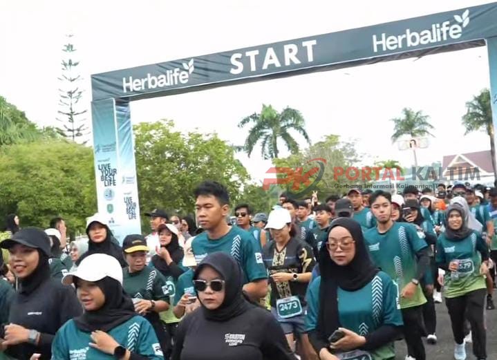Suasana Herbalife Fun Run 5K 2025 di Bukit Pelangi