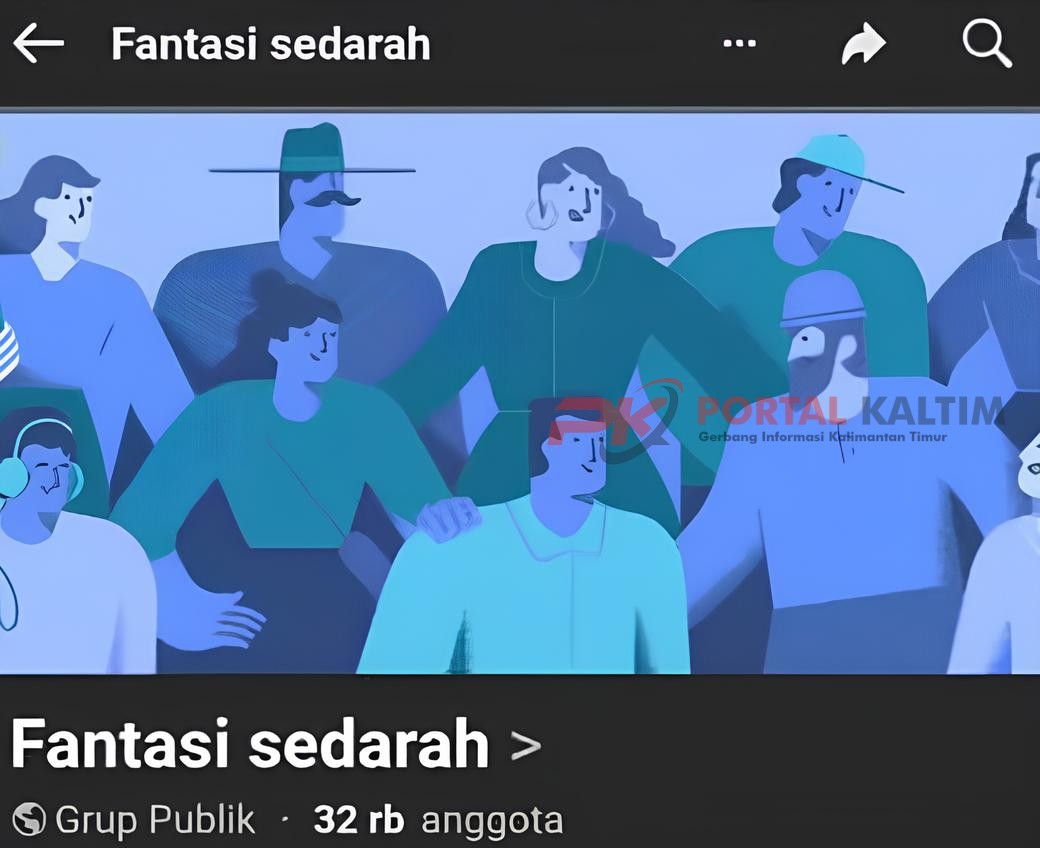 Tangkapan layar komunitas Facebook bernama Fantasi Sedarah