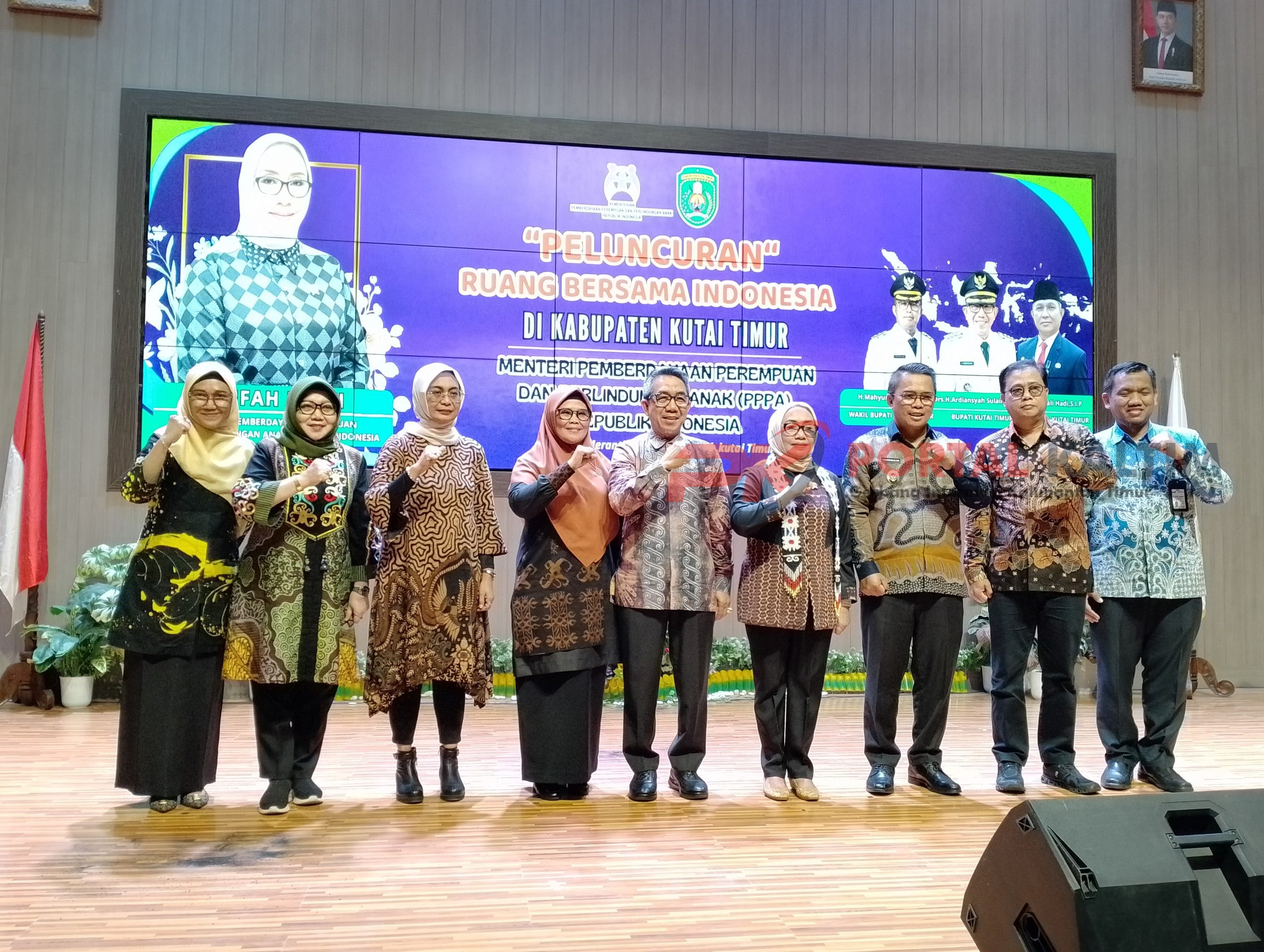 Peluncuran Ruang Bersama Indonesia (RBI) Kutai Timur