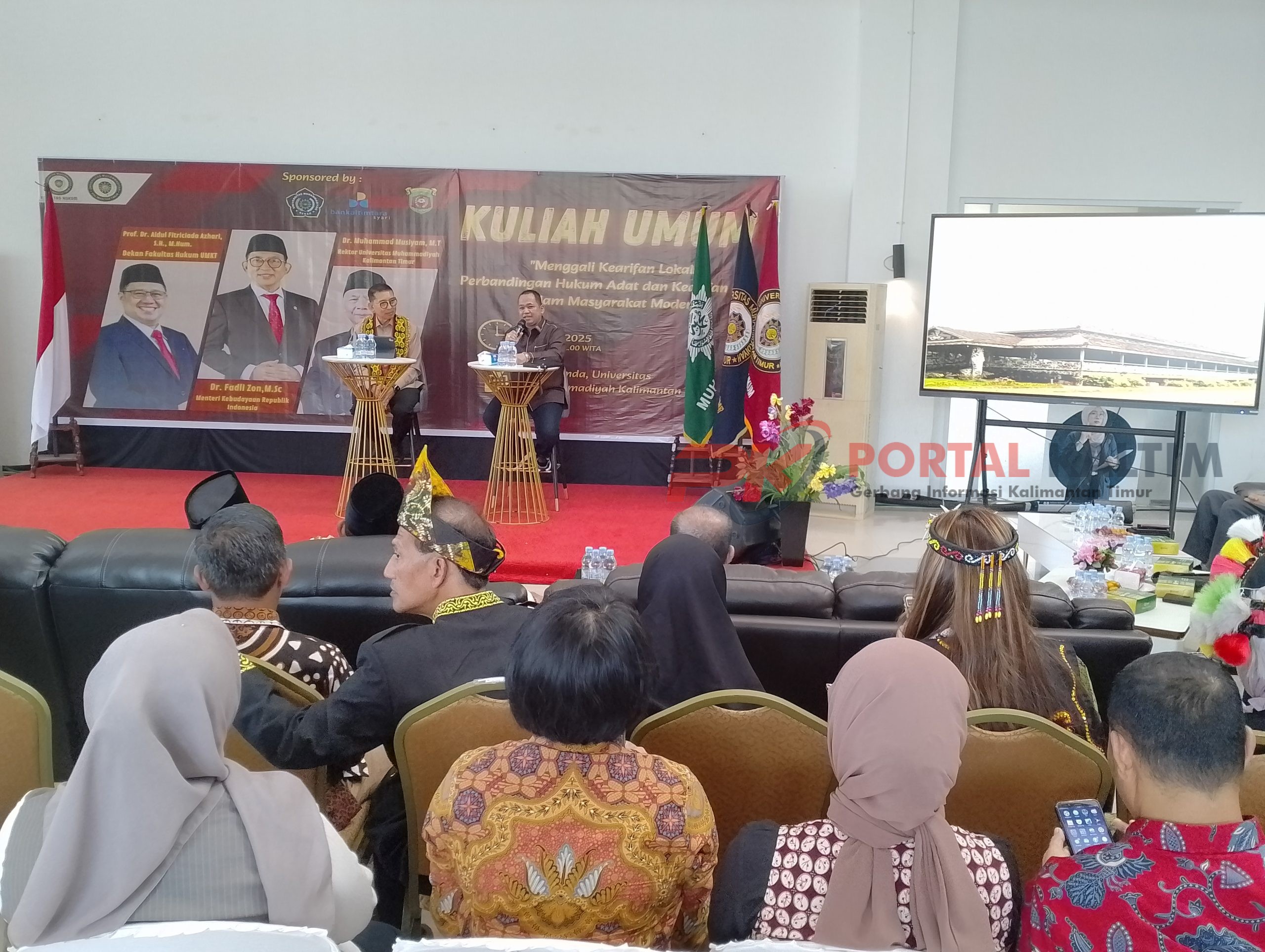 Kuliah Umum "Menggali Kearifan Lokal" oleh Universitas Muhammadiyah Kalimantan Timur (UMKT)