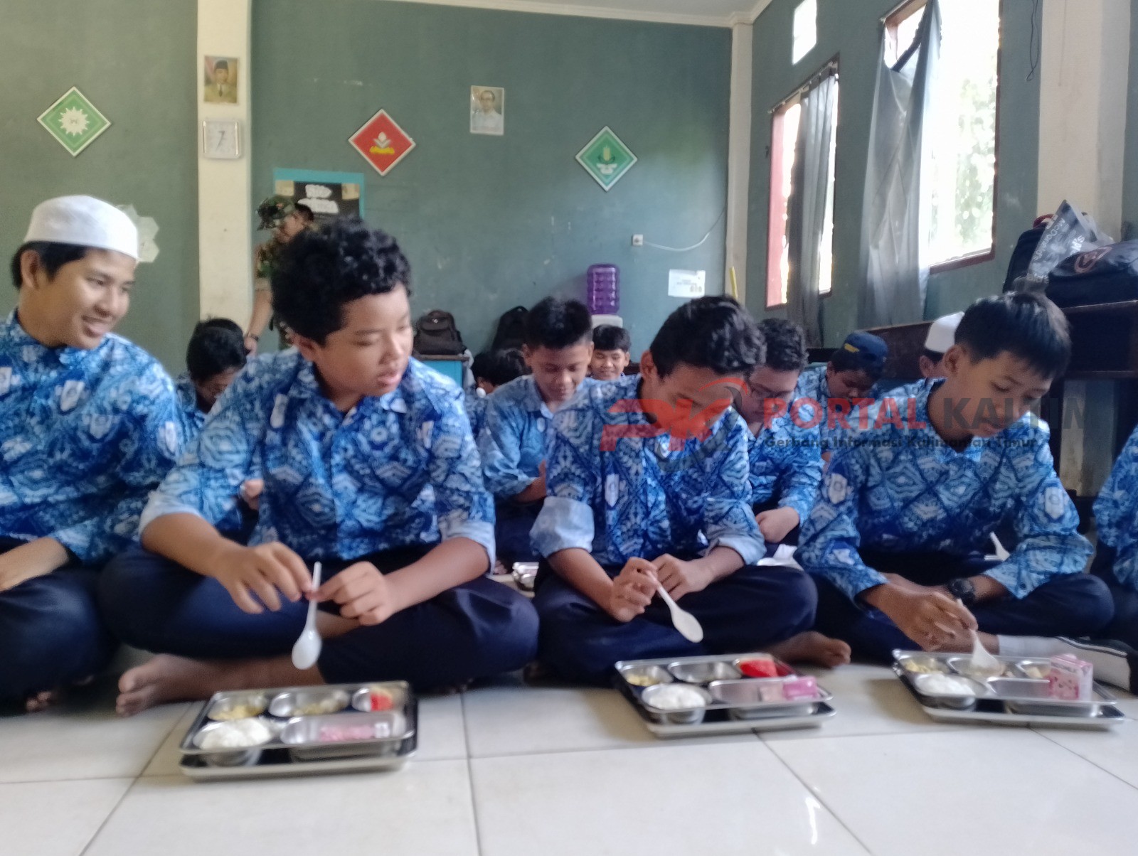 uasana MBG di SMP Muhammadiyah 4 Samarinda Seberang