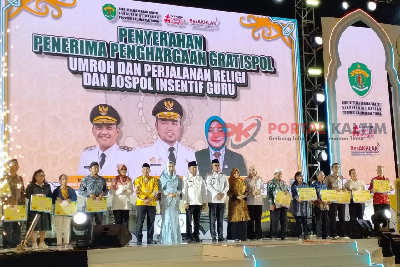 Penyerahan Penerima Gratispol: Umrah dan Perjalanan Religi oleh Pemprov Kaltim