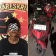 Terduga pelaku curanmor mahasiswi di Samarinda Seberang dan barang bukti