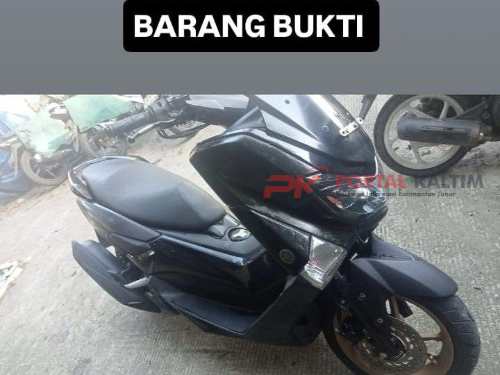 Barang bukti hasil curian dari terduga pelaku curnamor yang dibekuk Polsek Sungai Kunjang