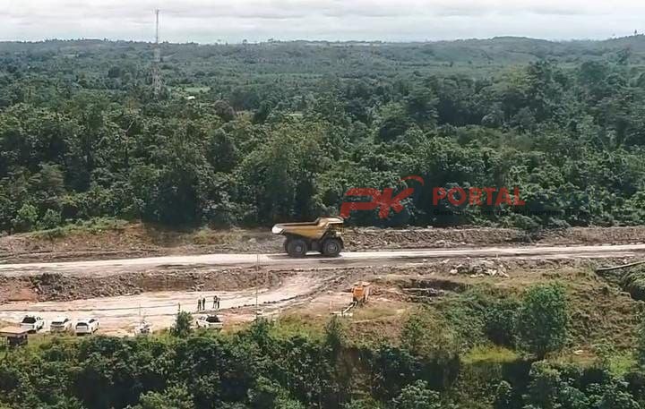 Suasana pertambangan PT Berau Coal