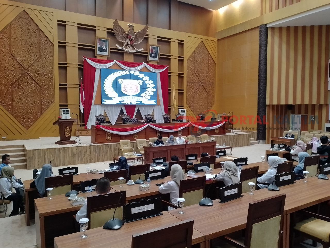 RDP bersama DPRD Samarinda terkait adanya dugaan kasus penganiayaan yang dilakukan