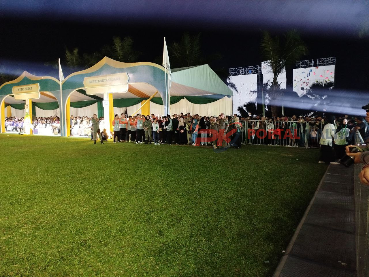 Suasana Acara MTQ Ke-45 Kaltim di Lapangan Helipad Kantor Bupati Kutim