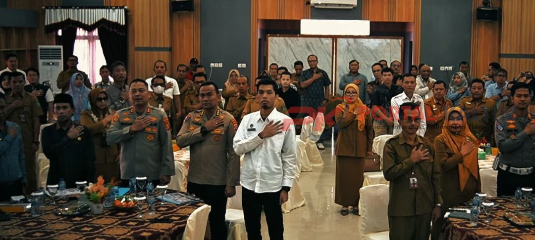 Suasana acara FGD yang bertajuk "Satuan Pelayanan Pemenuhan Gizi (SPPG)" di Auditorium Polres Kutim