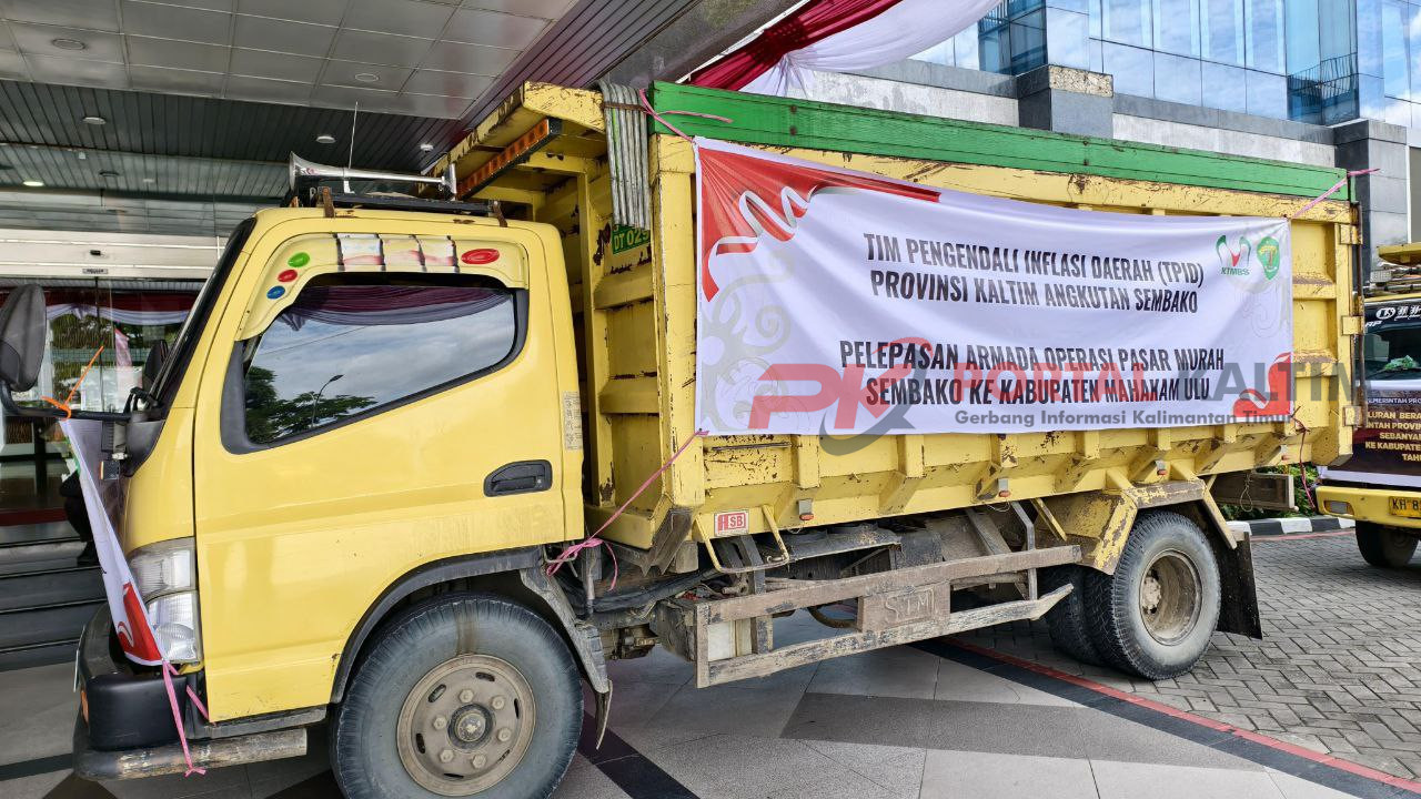 Pelepasan bantuan pangan Pemprov Kaltim
