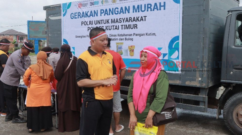 Suasana program GPM tersebut oleh Kapolres Kutim