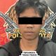 Terduga pelaku pengedar sabu, RAM (22) di wilayah Polsek Samarinda Kota
