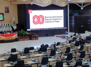 Rapat Paripurna ke-30 DPRD Provinsi Kaltim dengan agenda mendengarkan bersama pidato Kenegaraan Presiden RI dalam memperingati HUT RI ke-80