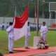 Upacara HUT RI ke-80 oleh Pemprov Kaltim di Gor Kadrie Oening, Sempaja, Samarinda