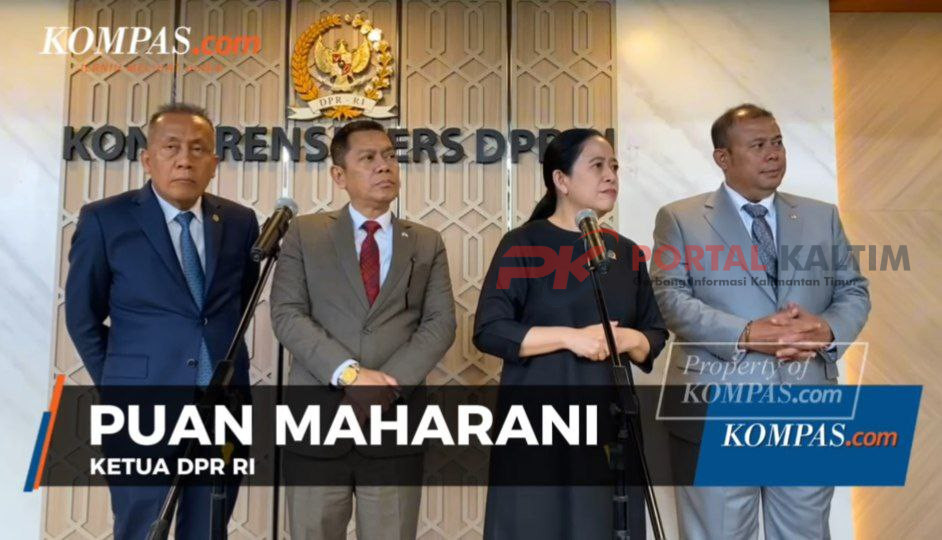Ketua DPR RI Puan Maharani beserta jajaran pada kanal YouTube Kompas