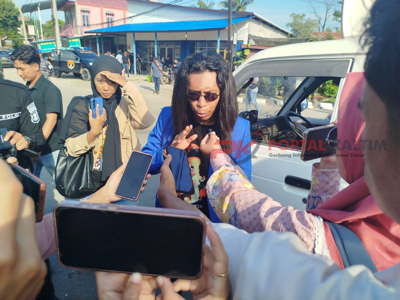 Ketua KNPI cabang Sangatta Utara Andi Zulfian sebagai jenderal lapangan (jenlap)