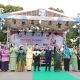 Pelepasan burung dara bersama jajaran Pemkot Samarinda dalam Gebyar PAUD Hari Anak Nasional 2025