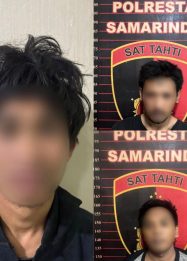 Tiga terduga pelaku komplotan curanmor yang beraksi di Palaran