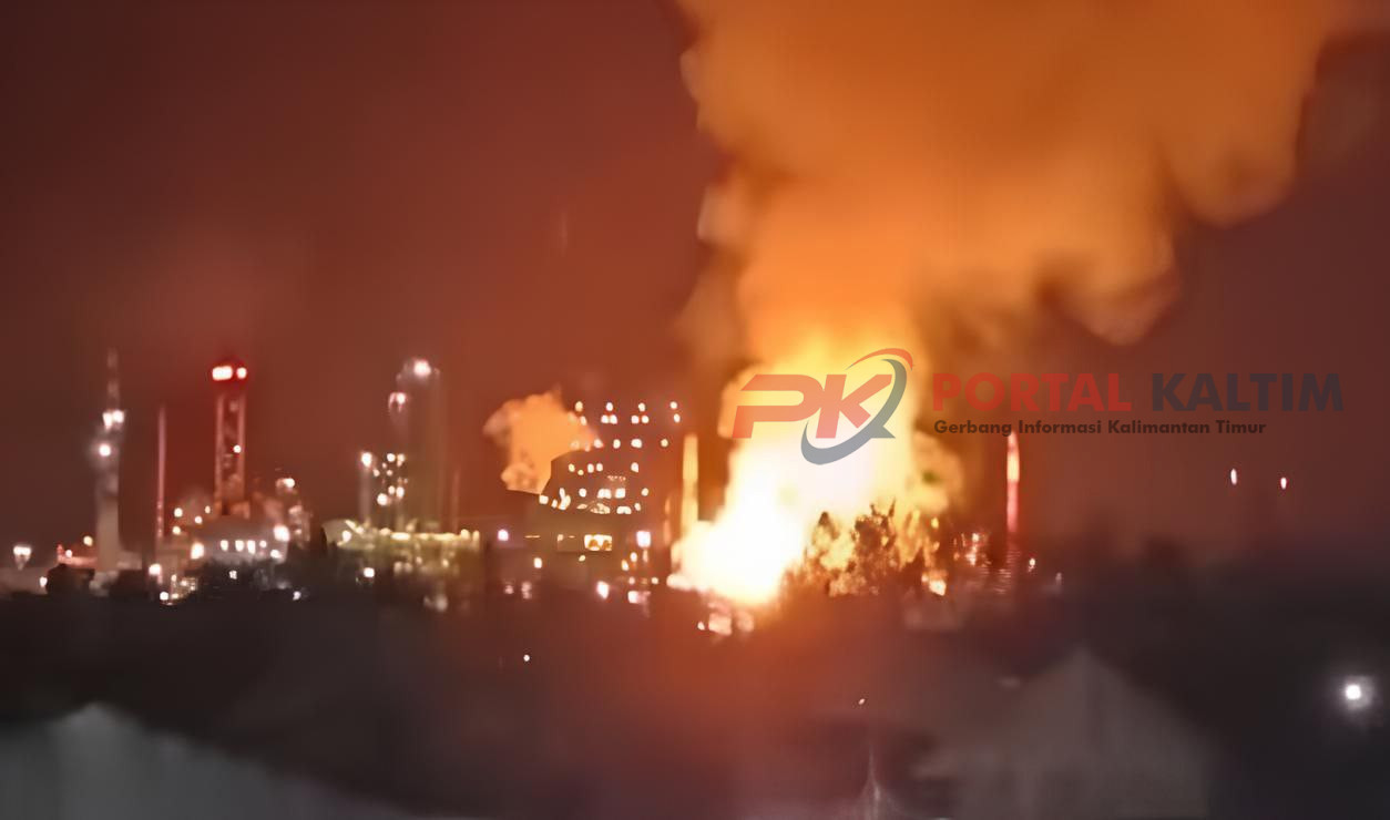 Kilang Minyak Pertamina Dumai terbakar