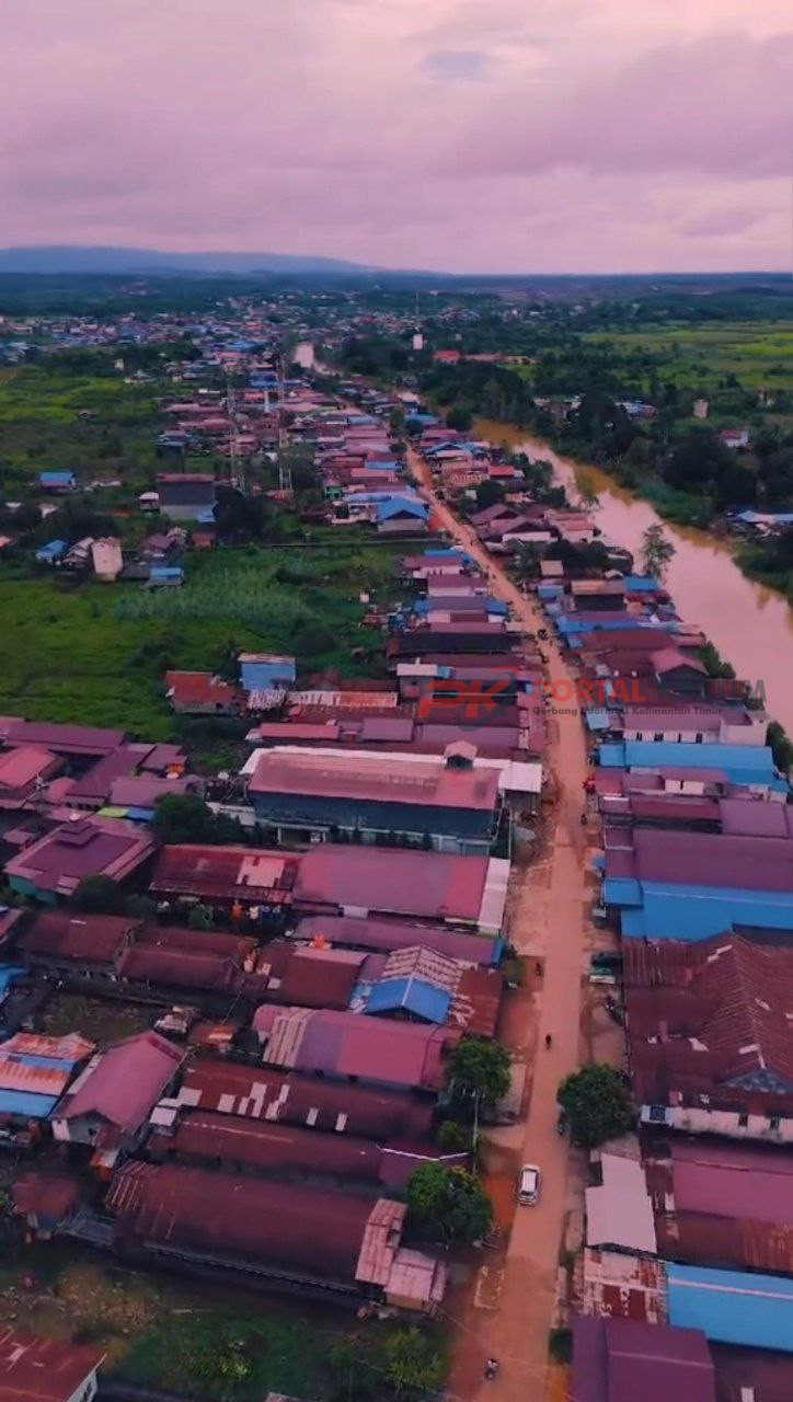 Suasana pemukiman di Kecamatan Bengalon
