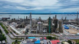 Kilang Minyak Refinery Development Master Plan (RDMP) Pertamina Balikpapan (foto: Sekretariat Kabinet)