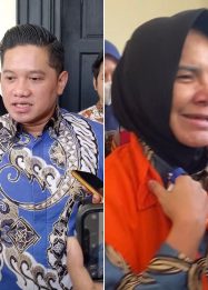 Penasihat hukum terdakwa Dayang Donna, Hendri Kusnianto di Pengadilan Negeri Samarinda.