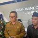 Wakil Bupati Kutim, Mahyunadi (tengah) dan Ketua DPRD Kutim, Jimmi (kanan)