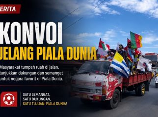Semangat konvoi akan negara yang mereka dukung di piala dunia 2026