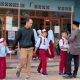 Gerakan ayah mengantar anak sekolah oleh Kementerian Kependudukan dan Pembangunan Keluarga (BKKBN).