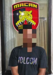 Dokumentasi pelaku pencurian, MFA, oleh Polres Kutim