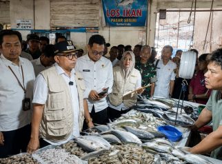Wakil Wali Kota Samarinda Saefuddin Zuhri memimpin sidak ketersediaan bahan pokok