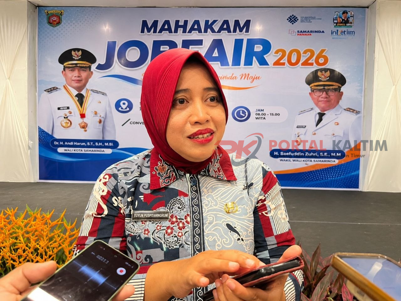 Kepala Dinas Tenaga Kerja Kota Samarinda, Yuyum Puspitaningrum.