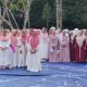 Santriwati Pondok Pesantren Nabil Husein Samarinda dalam Deklarasi Gerakan Nasional Ruang Aman dan Nyaman Anak (Gernas RANA)