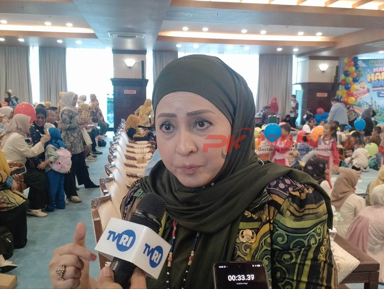 Kepala DP3A Provinsi Kalimantan Timur, Hj Syarifah Alawiyah.