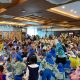 Suasana Hari Anak Nasional 2026 bertema "Sayang Anak, Lindungi dan Bangun Masa Depan" yang digelar di Kantor Gubernur Kalimantan Timur.