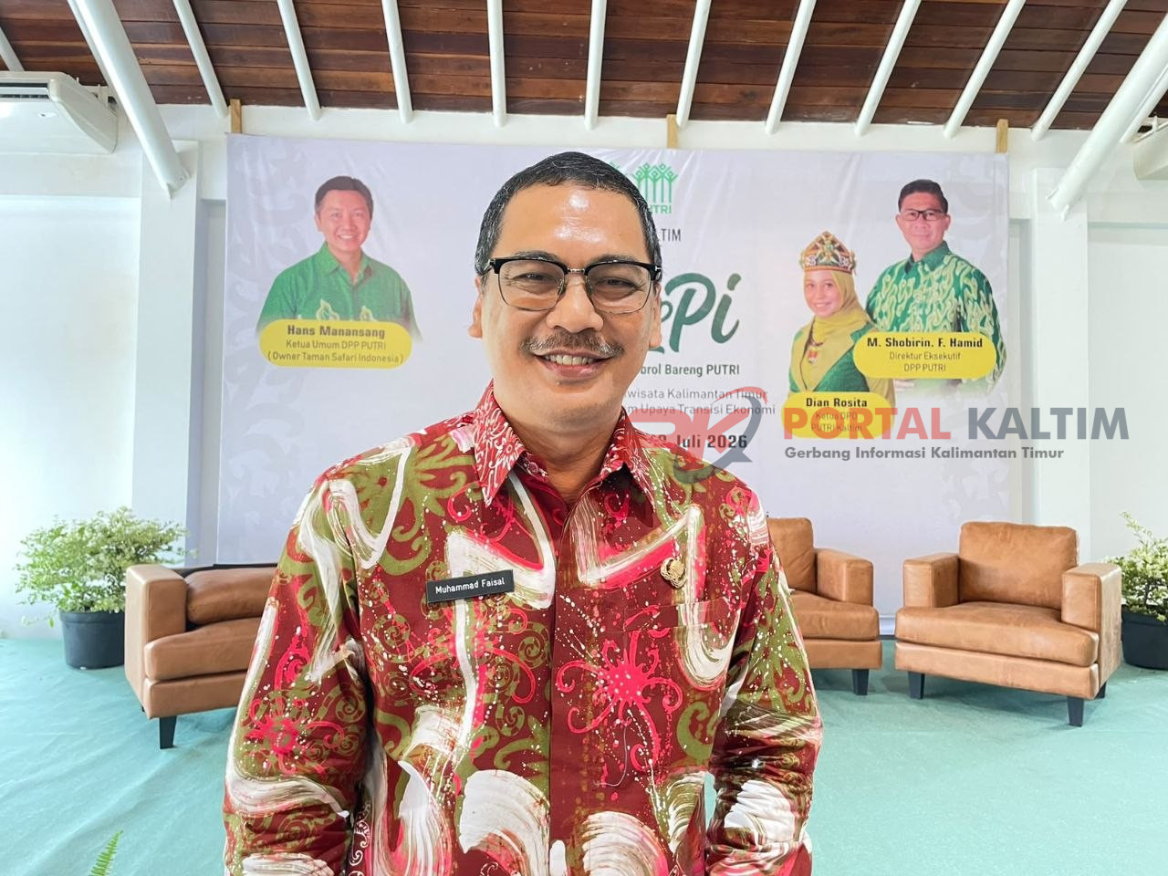 Kepala Dinas Pariwisata Provinsi Kalimantan Timur Muhammad Faisal.
