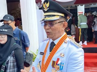 Wali Kota Balikpapan, Rahmad Mas’ud usai Upacara HUT RI yang ke-81 Tahun di Balai Kota Balikpapan, Senin (17/8/2026).