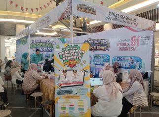 Suasana Cek Kesehatan Gratis (CKG) di Big Mal Samarinda