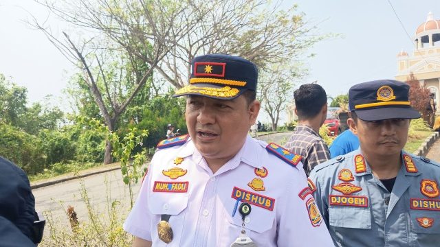 Kepala Dinas Perhubungan, Muhammad Fadli Phaturrahman usai Sidak di Kawasan Balikpapan Regency.