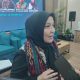 Wakil Ketua III Komite IV DPD RI sekaligus Anggota DPD RI Provinsi Kalimantan Timur Aji Mirni Mawarni saat Dialog Publik Senator Kaltim Sumpah Pemuda di Kantor Disdikbud Kota Samarinda.