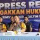 Kapolda Kaltim, Irjen Pol Endar Priantoro dan beberapa Jajaran saat Konferensi Pers.